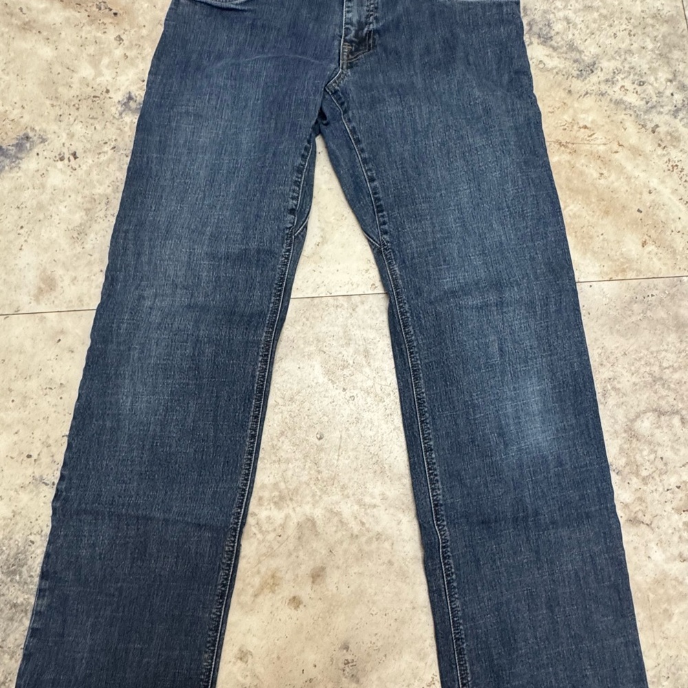 Prana Men's Dark Blue Straight Jeans